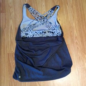 Lululemon cross back "wild" tank