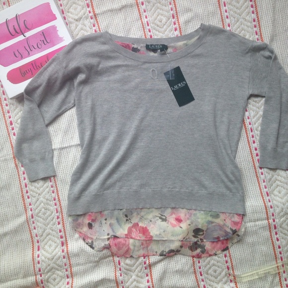 Lauren Ralph Lauren Tops - 🦄Ralph Lauren Gray Heather top