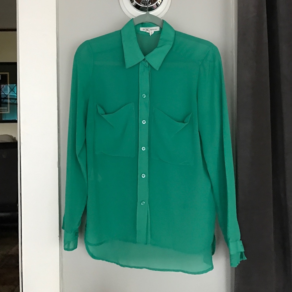 BCBGeneration sheer top