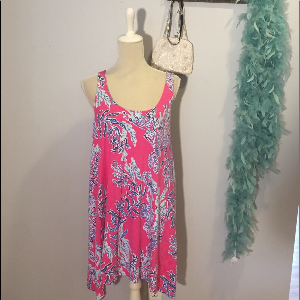 LILLY PULITZER Summer Coral Dress/Cover-up