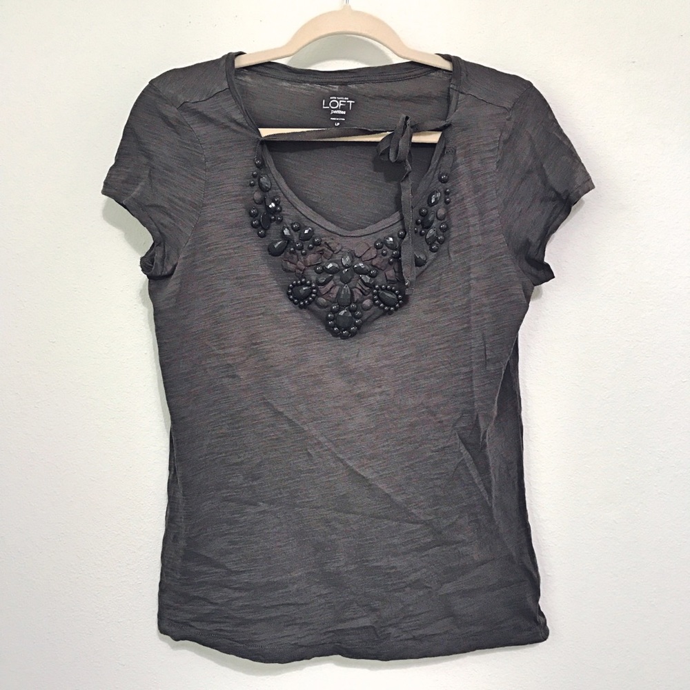 LOFT Embellished Tee