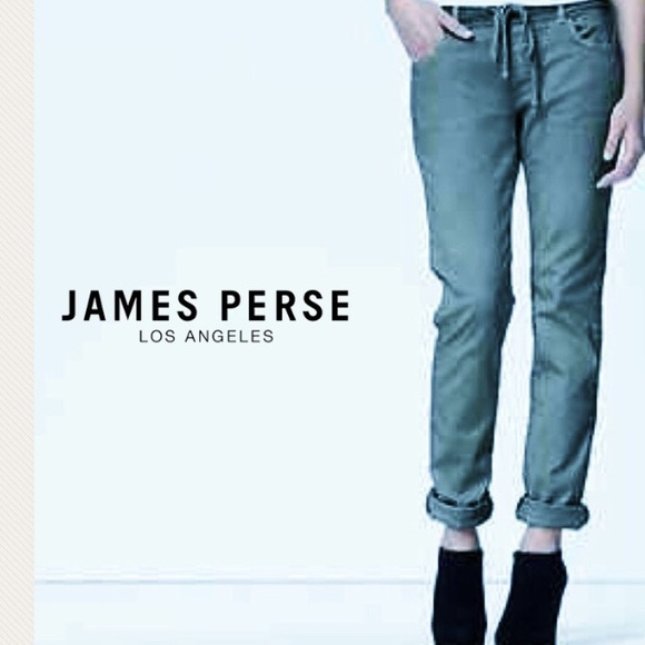 James Perse Pants - James Perse Slim Fit cords drawstring pants 2 med