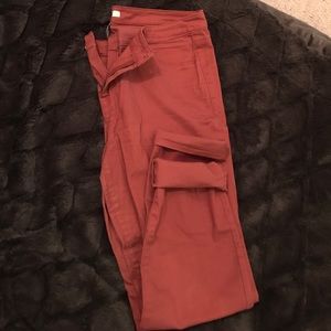 Plus Size Orange Mauve Jeans