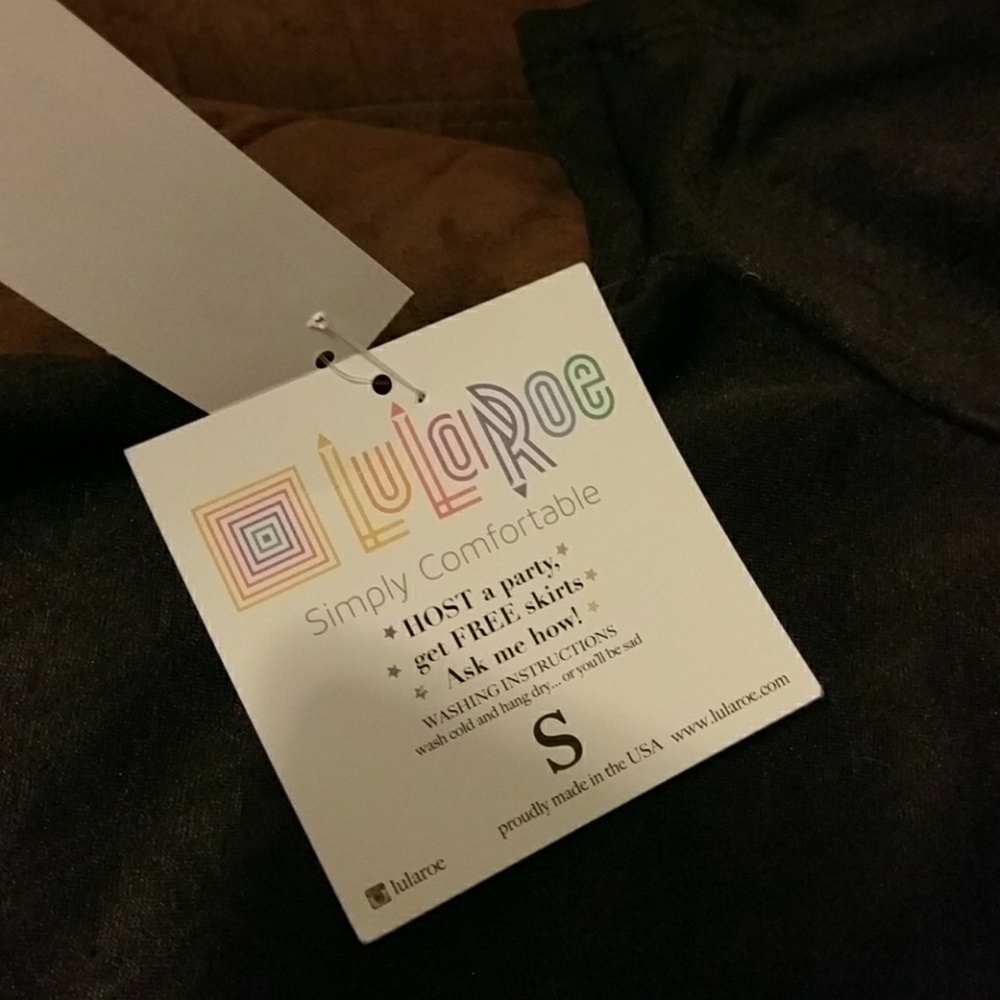 NWT Lularoe black dress size small - Picture 3 of 3