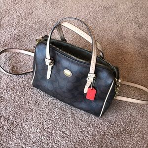 Coach purse with matching wallet.