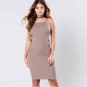 Light mocha dress