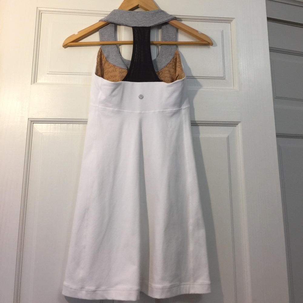 Lululemon White Tank Top Size 2 Extra Large