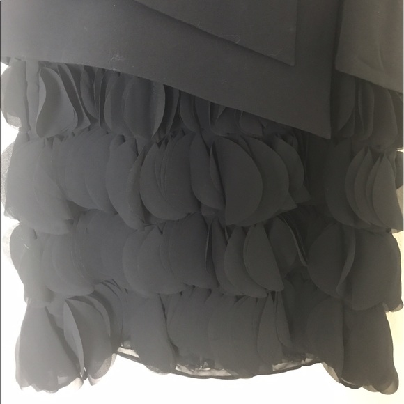 Black Halo strapless black party dress size 0 - Picture 6 of 6