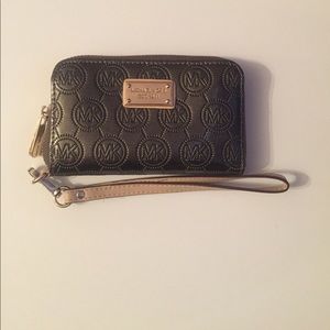 Charcoal Michael Kors Wristlet