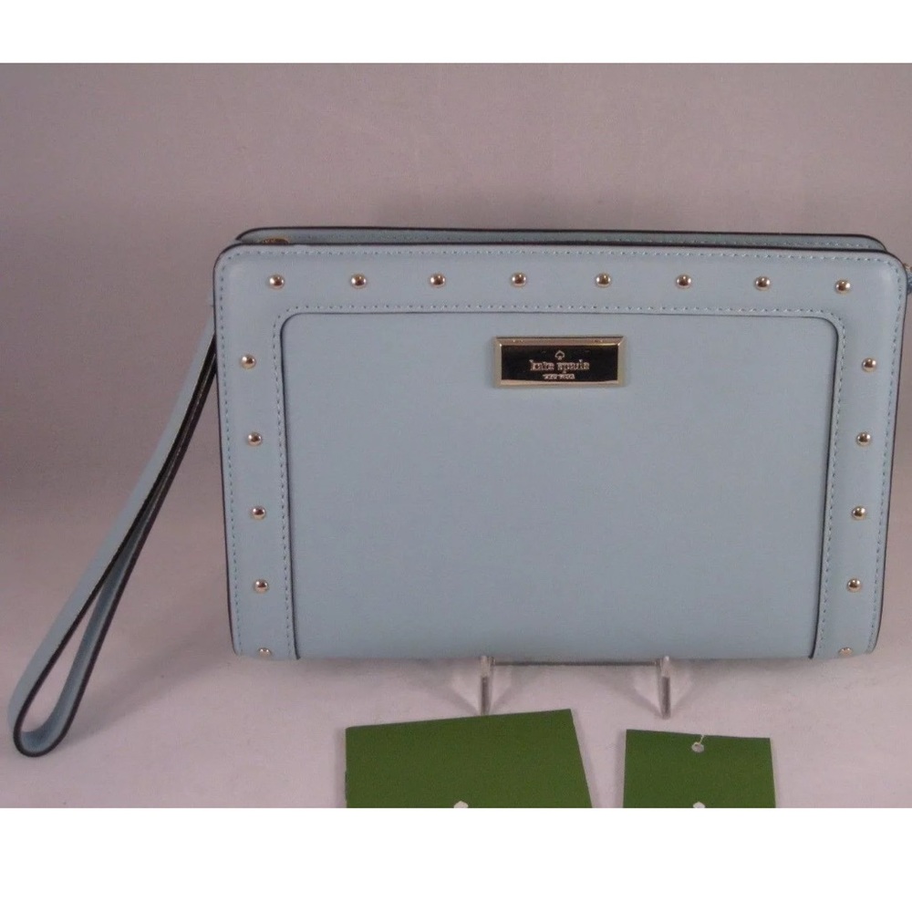 Kate Spade Helena street wristlet bag pastel blue