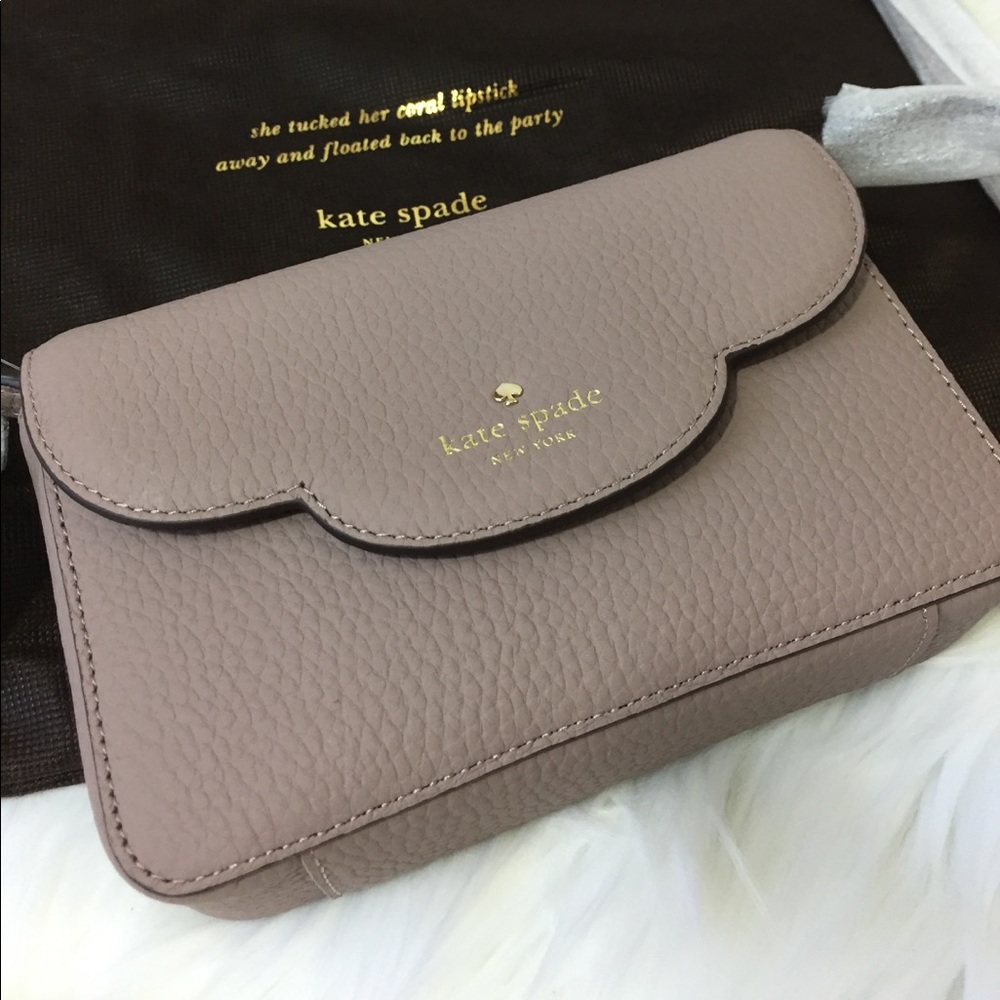 kate spade joley crossbody in soft porcelain NWT