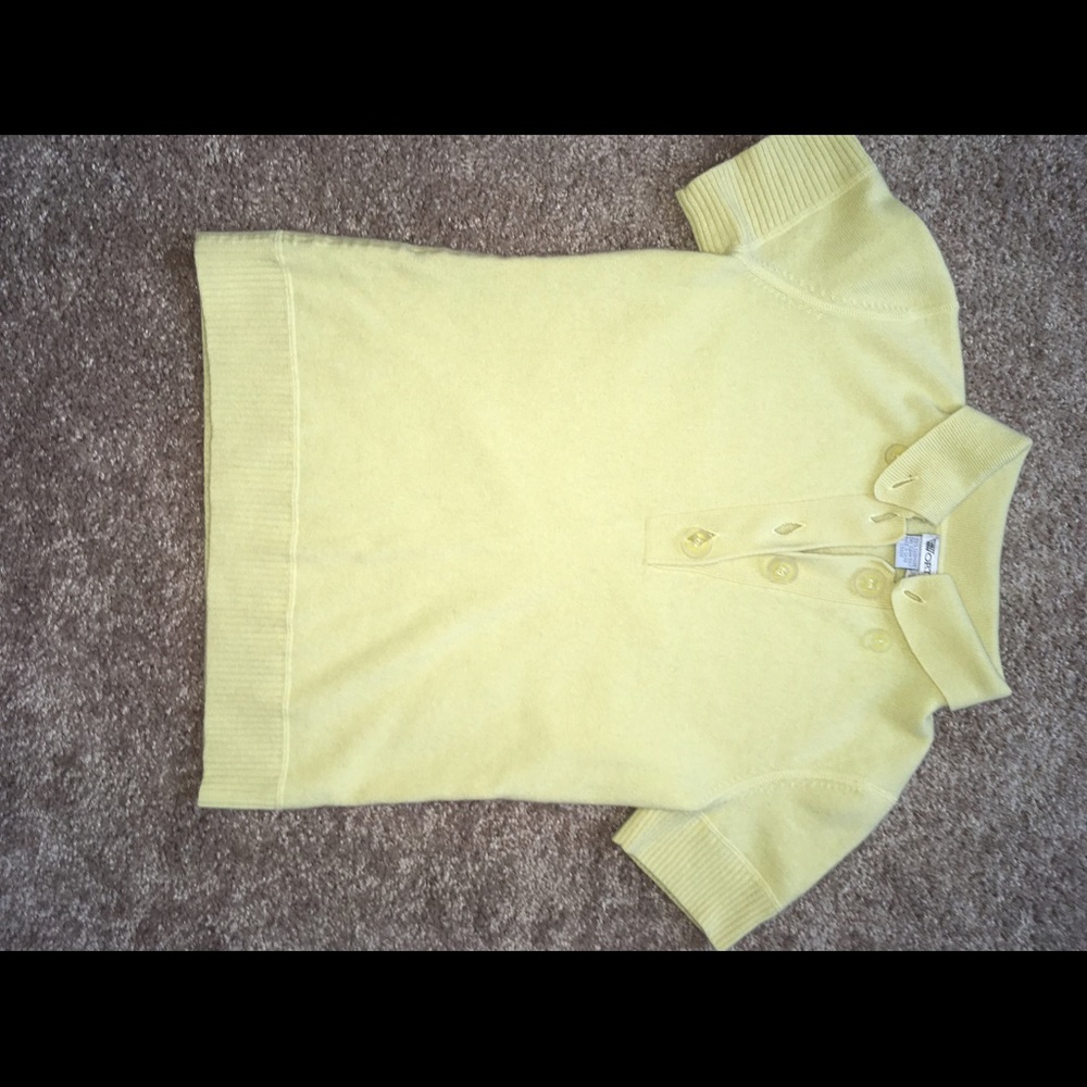 Cashmere sweater shirt