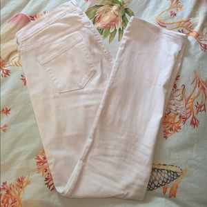 J Crew matchstick white jeans