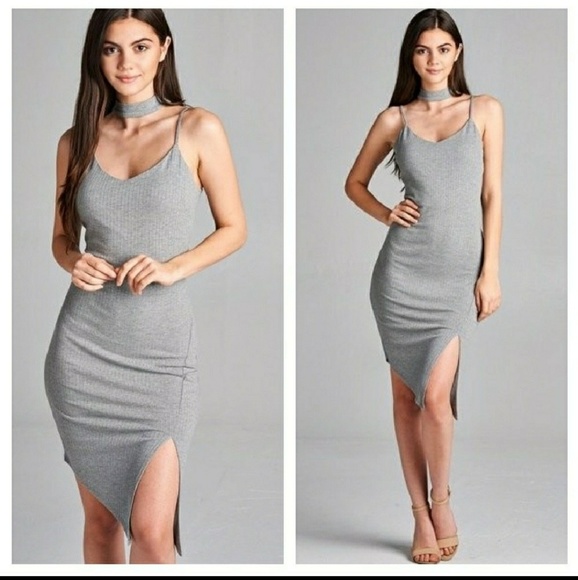 Heather grey dress - Picture 3 of 3