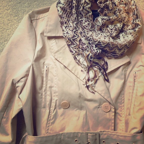 Calvin Klein Jeans Jackets & Blazers - Calvin Klein Jeans pale pink trench coat 💋