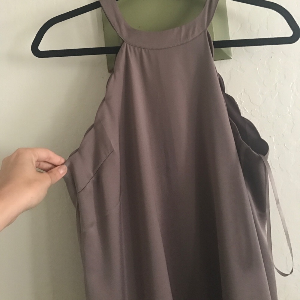 NWOT purple grey dress