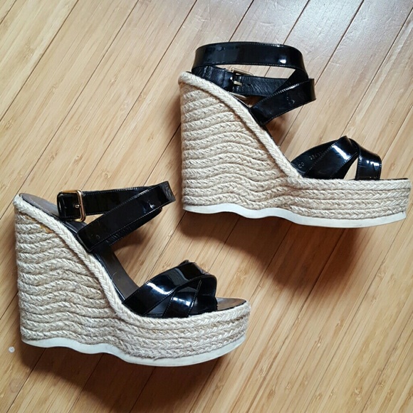 ysl espadrille wedges