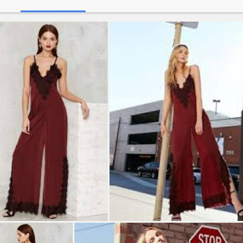 Nasty Gal Lace Of the Ex Jumpsuit