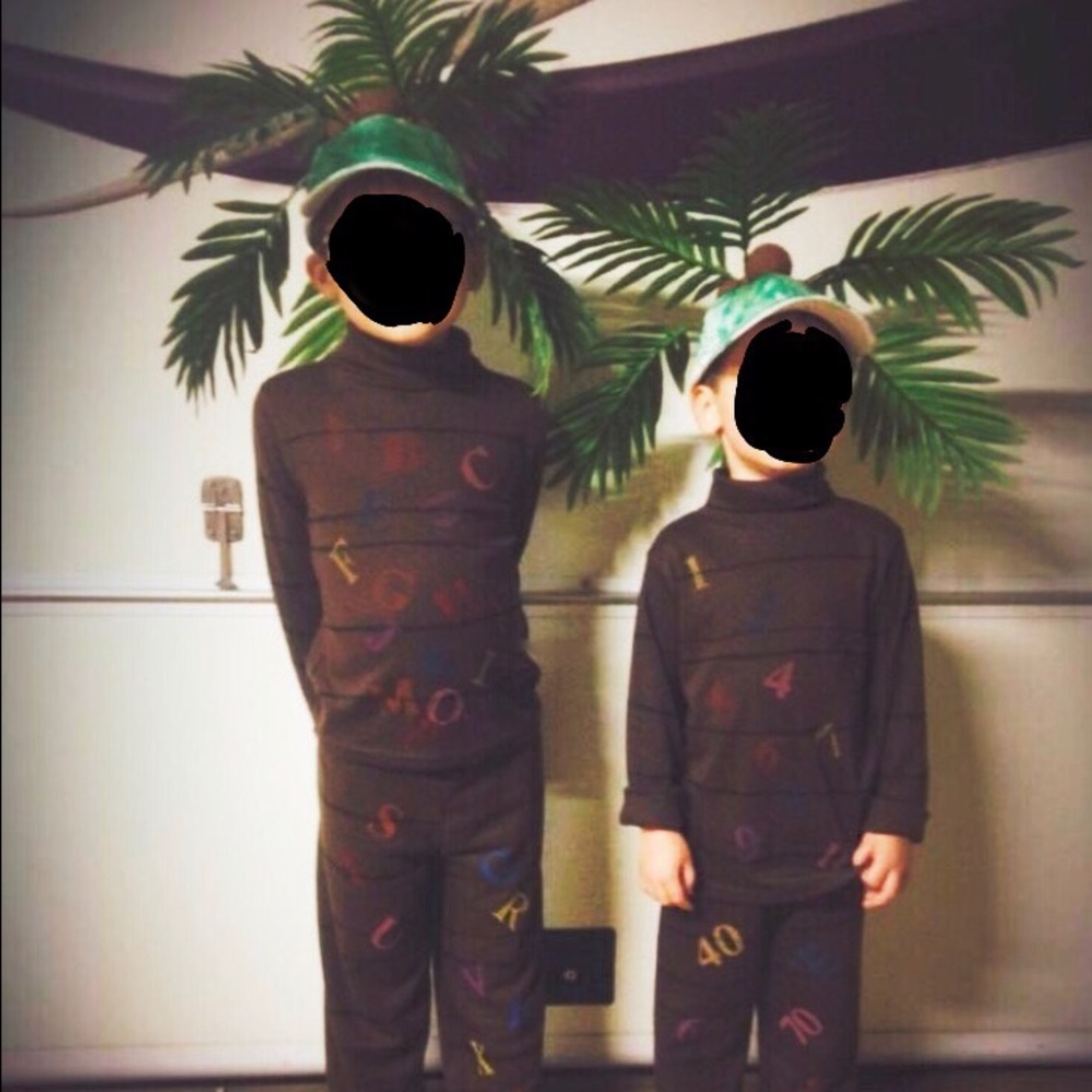 2 (individual) Chicka Chicka Boom Boom Costumes.