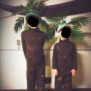 2 (individual) Chicka Chicka Boom Boom Costumes.