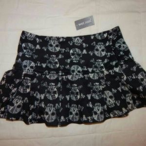Skull Mini Skirt