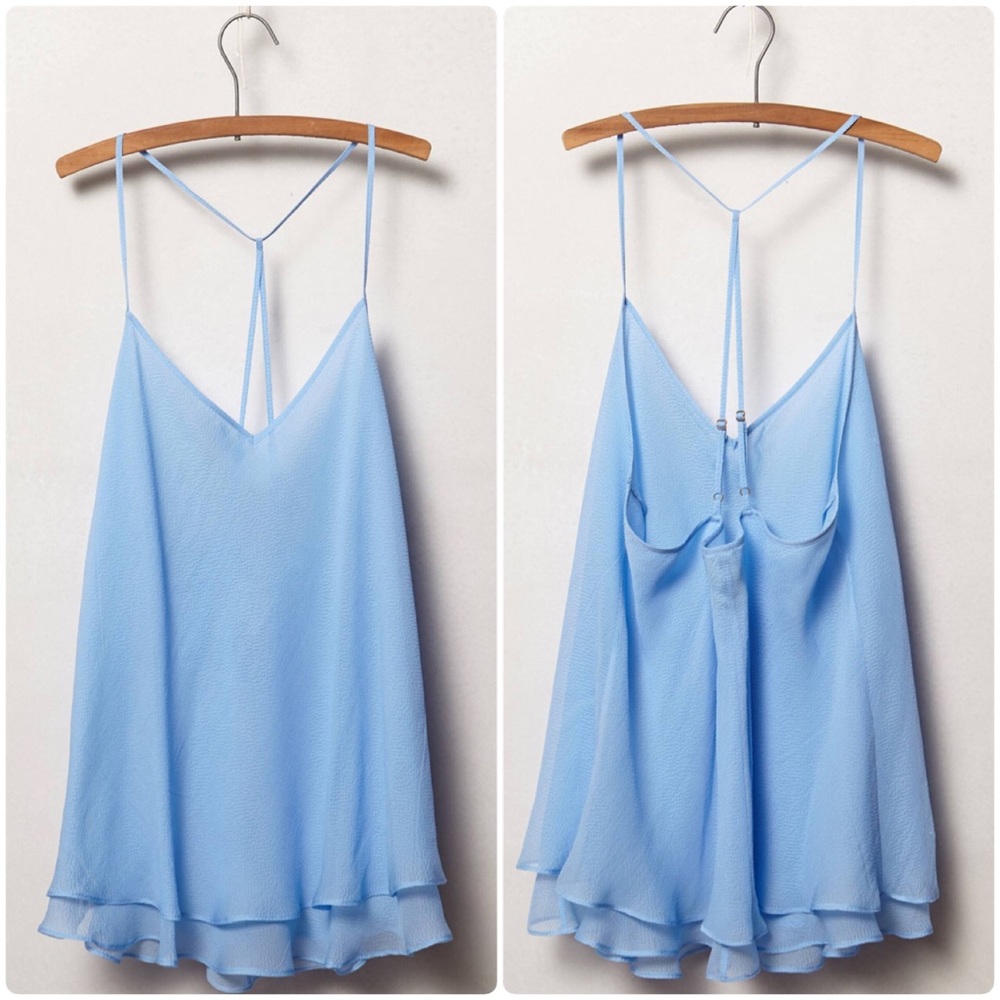 2XHP Anthropologie Eloise Torrance Silk Cami NWT - Picture 3 of 4
