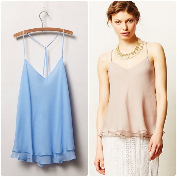2XHP Anthropologie Eloise Torrance Silk Cami NWT - Picture 2 of 4