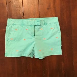 Vineyard Vines teal shorts w/ orange whales