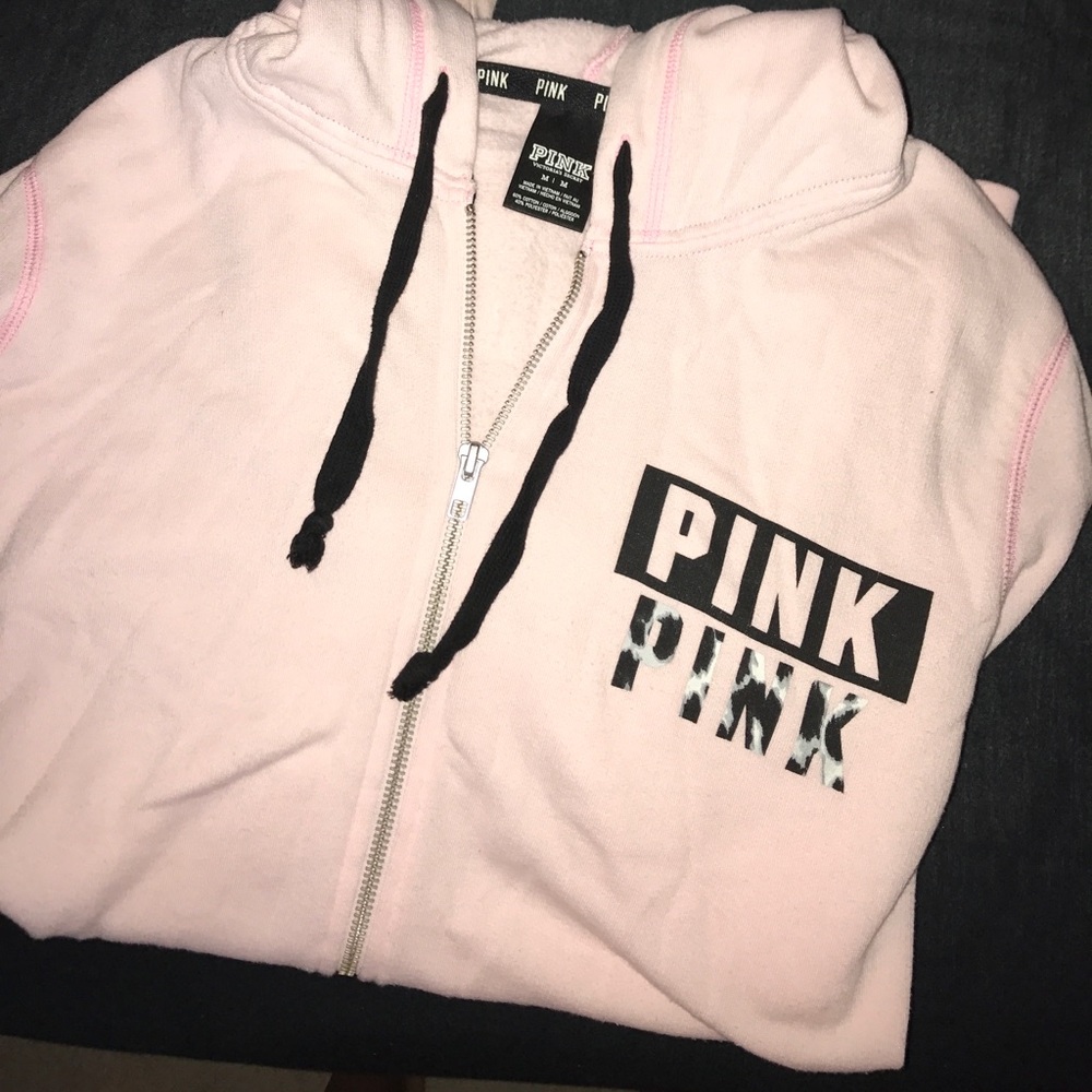 Baby pink VS zip up. Looks brand new