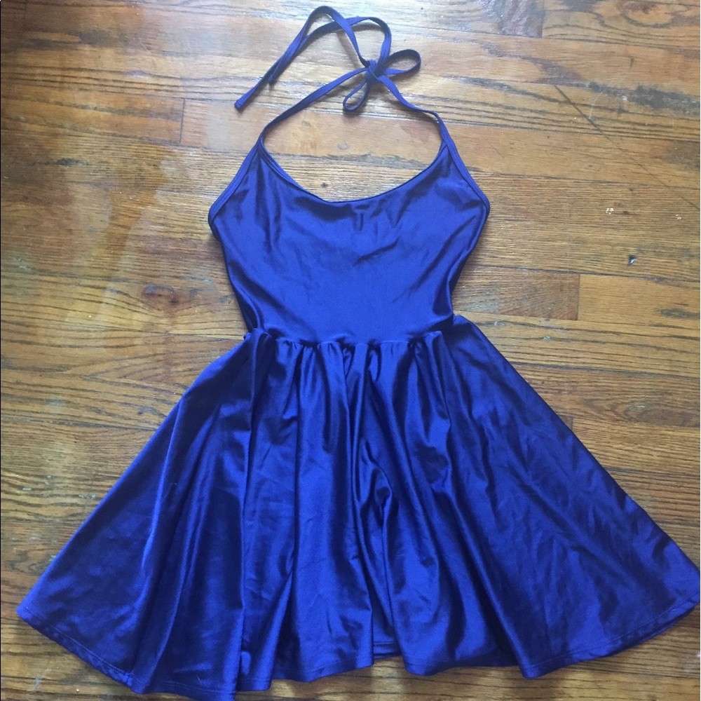 American apparel skater halter dress