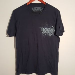 Vans navy blue t-shirt, 100% cotton, soft!!