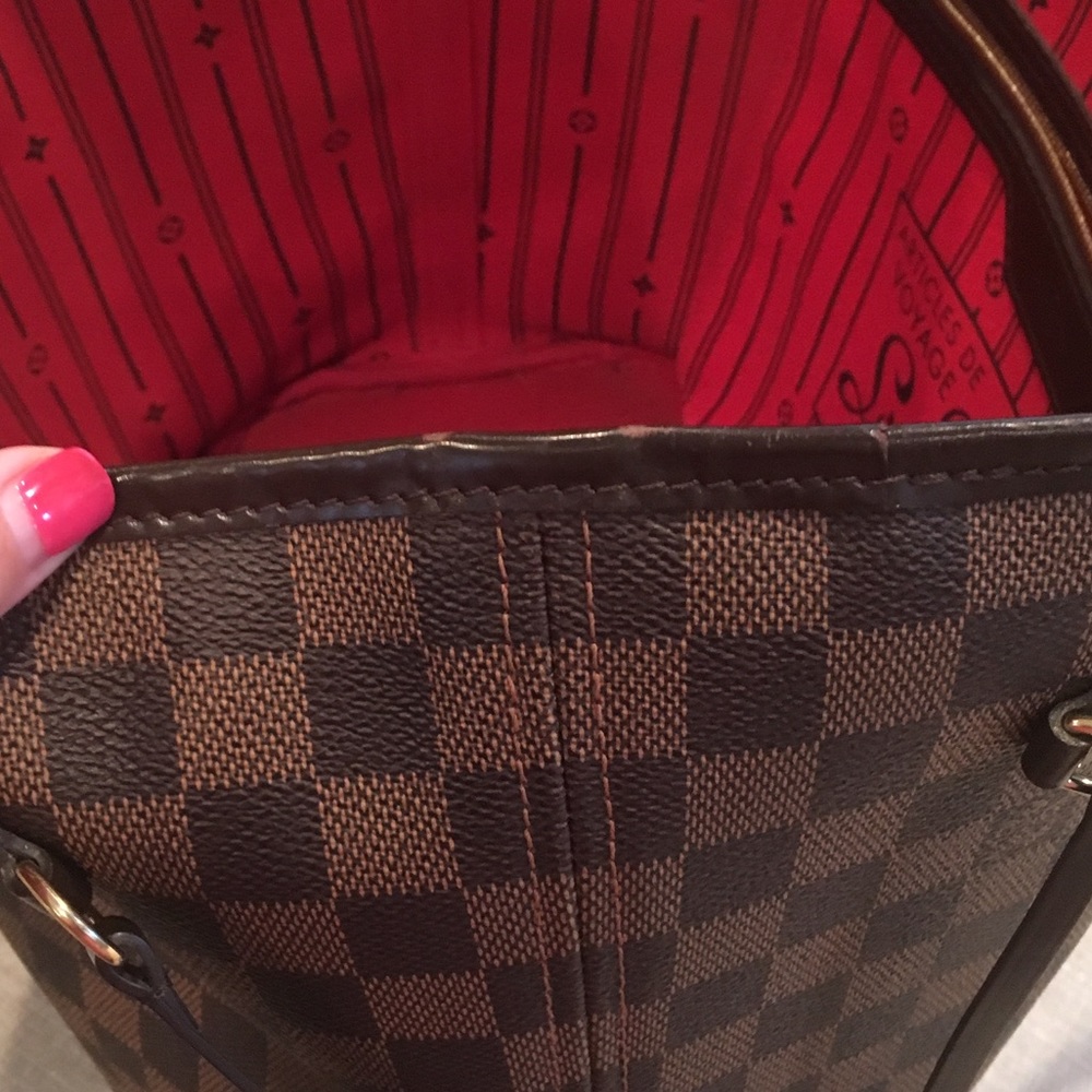 Authentic Luis Vuitton neverfull mm gently used - Picture 3 of 8