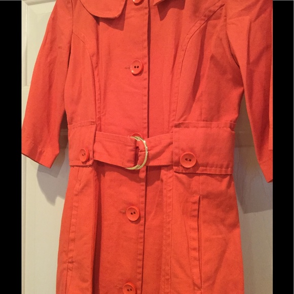 🤑🤑Burnt Orange 100% Cotton Coat - Picture 4 of 8