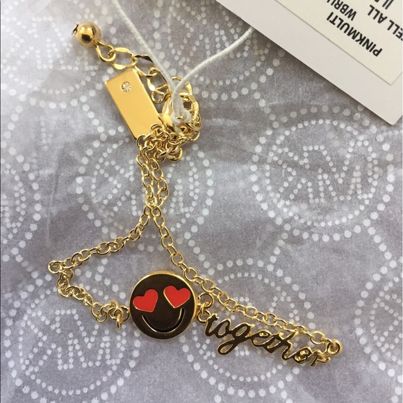 kate spade Jewelry - Kate Spade emoji bracelet SALE