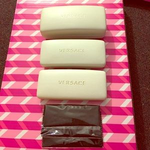 VERSACE Glasses and Sunglasses Cases- Set of 3