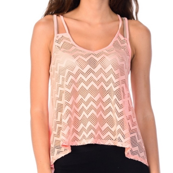 Tops - CLEARANCE Hi-low spaghetti strap top
