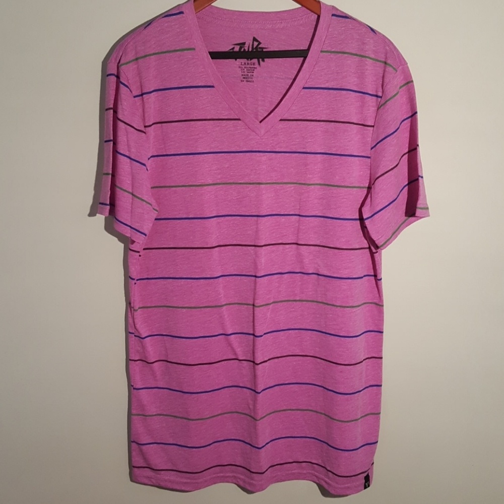 Vurt v-neck soft pink t-shirt, never worn!