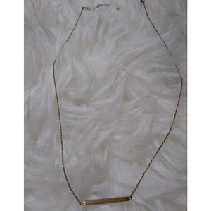 Gold Bar Necklace