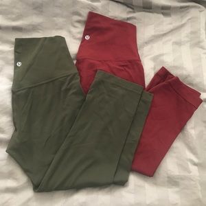 Rare lululemon align crop bundle!