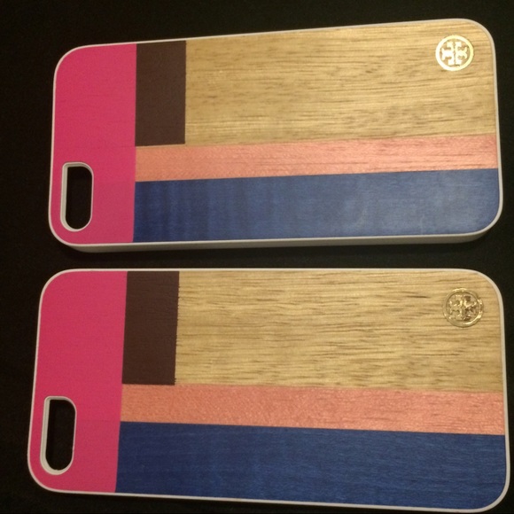 Tory Burch wood grain case for iPhone 5/5s - Picture 3 of 5