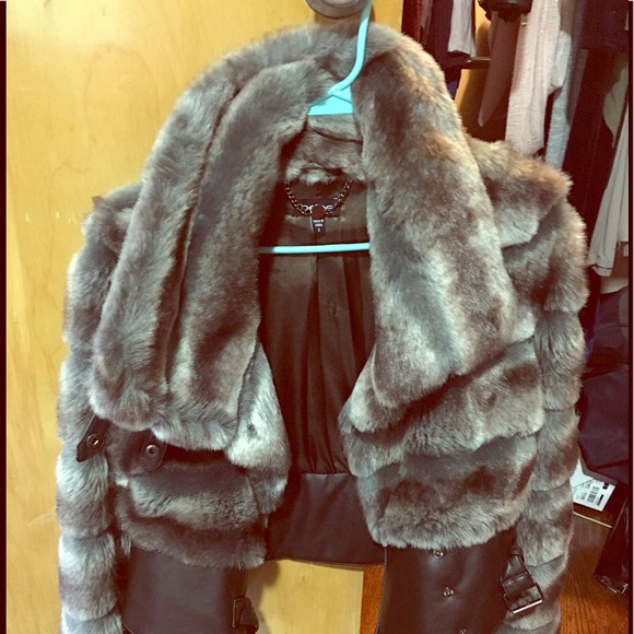 bebe Jackets & Blazers - Bebe fur jacket