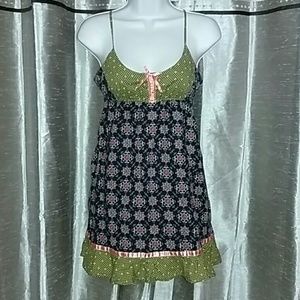 Adorable FREE PEOPLE multi-pattern/color top