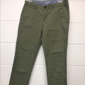 Banana republic city chino green