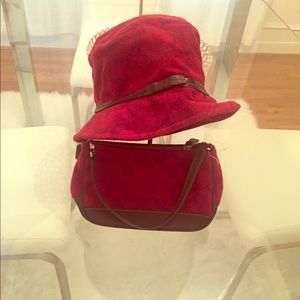 Coach hat and purse