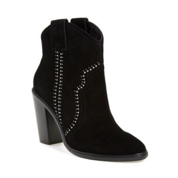 Joie Shoes - Joie Monte Suede Bootie with Studs