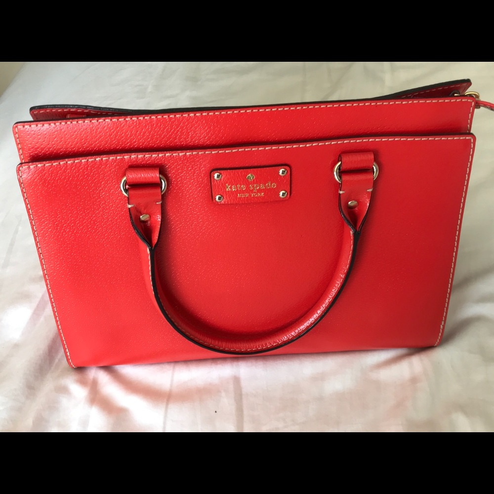 Kate Spade Wellesley Durham Leather Satchel