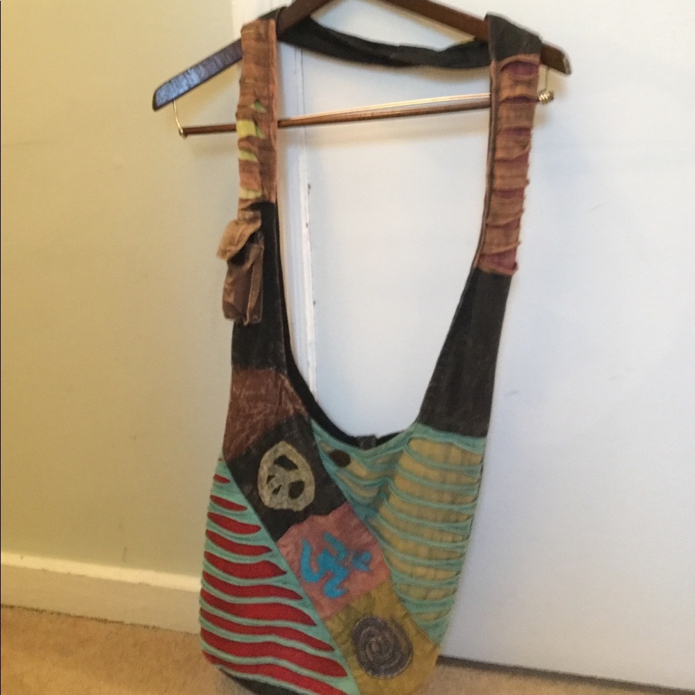 "Peace" shoulder bag