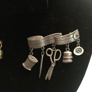 2 Brooches Great Gift For Someone. Who is Talented