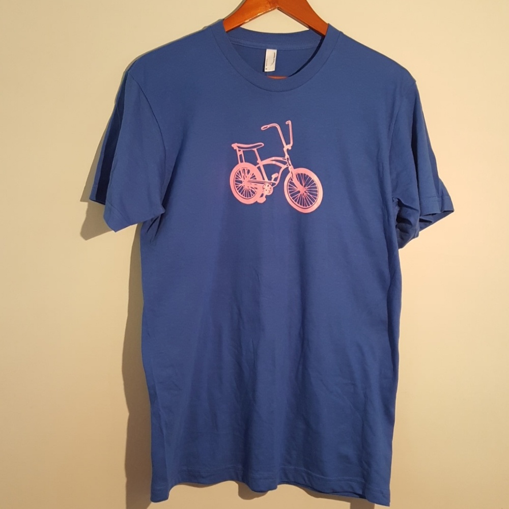 American Apparel blue t-shirt