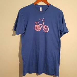 American Apparel blue t-shirt